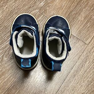 Kids Navy Blue Shoes 2.5